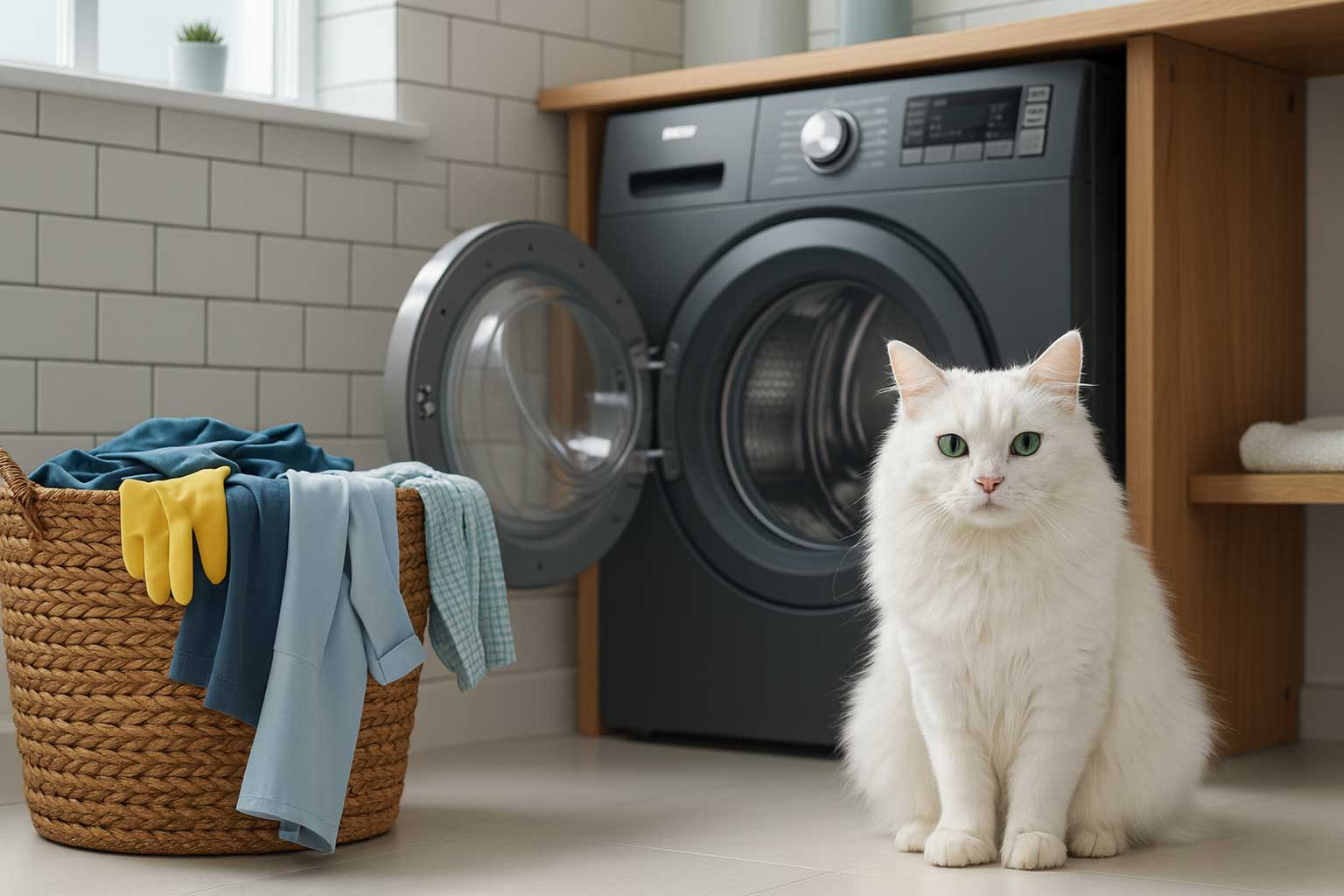 How to Remove Cat Pee Smell From Your Washing Machine