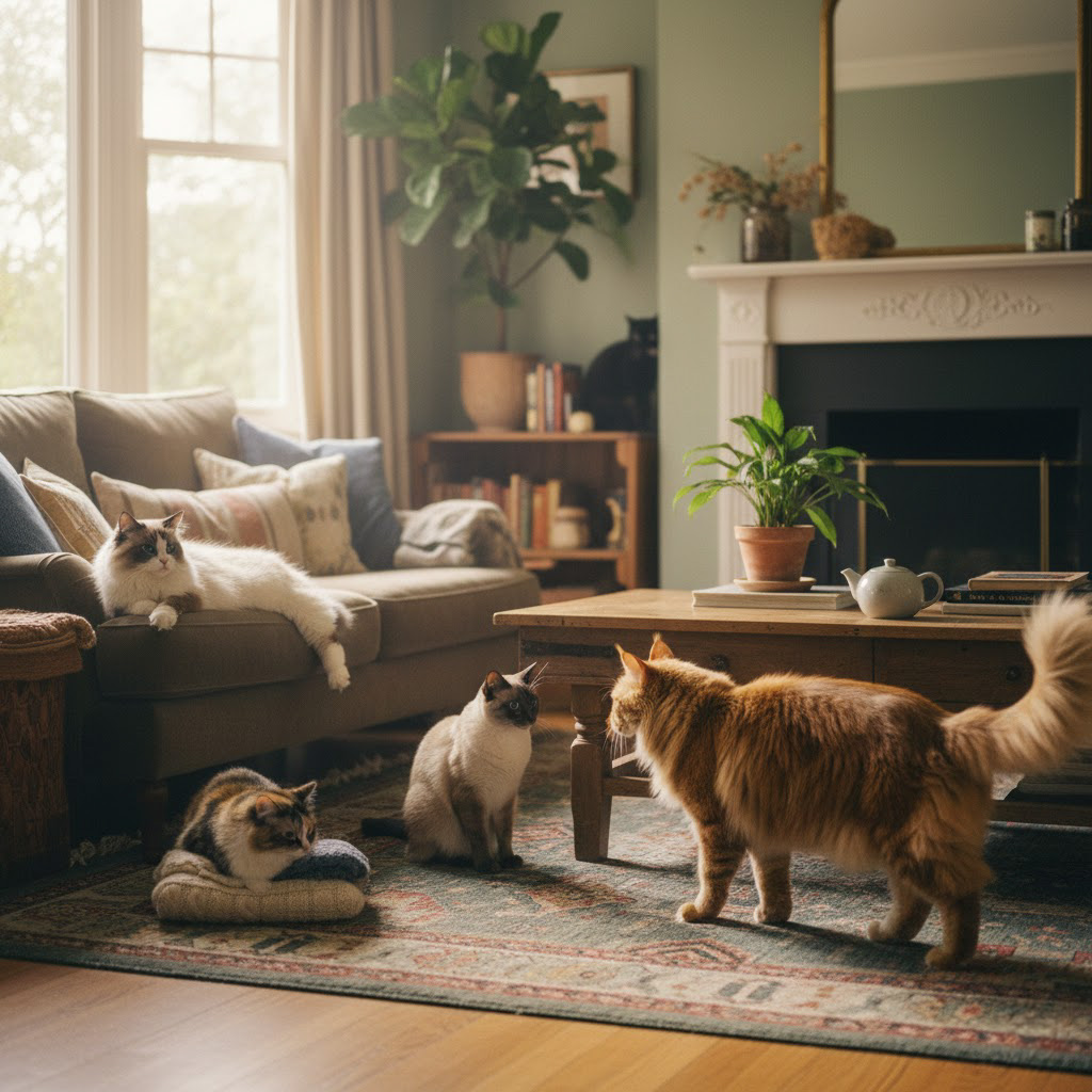 How Cats Get Along With Other Breeds