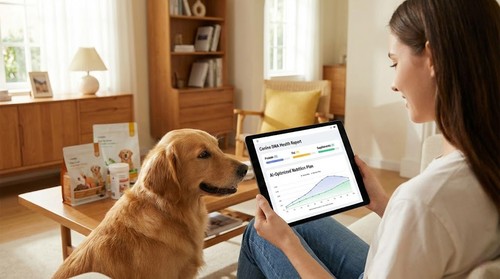 AI diet creation using pet DNA analysis